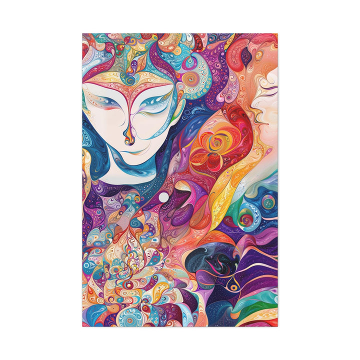 Psychedelic Dreamy Portraits - Matte Canvas Print 1.25" - Canvas - g(0D·IO) - 32″ x 48″ (Vertical) - 1.25" -