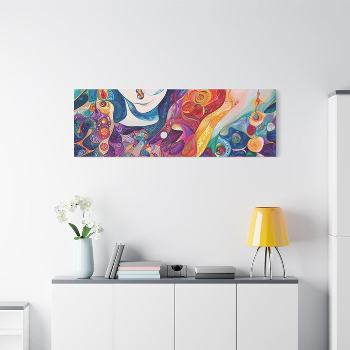 Psychedelic Dreamy Portraits - Matte Canvas Print 1.25" - Canvas - g(0D·IO) - 36" x 36" - 1.25" -