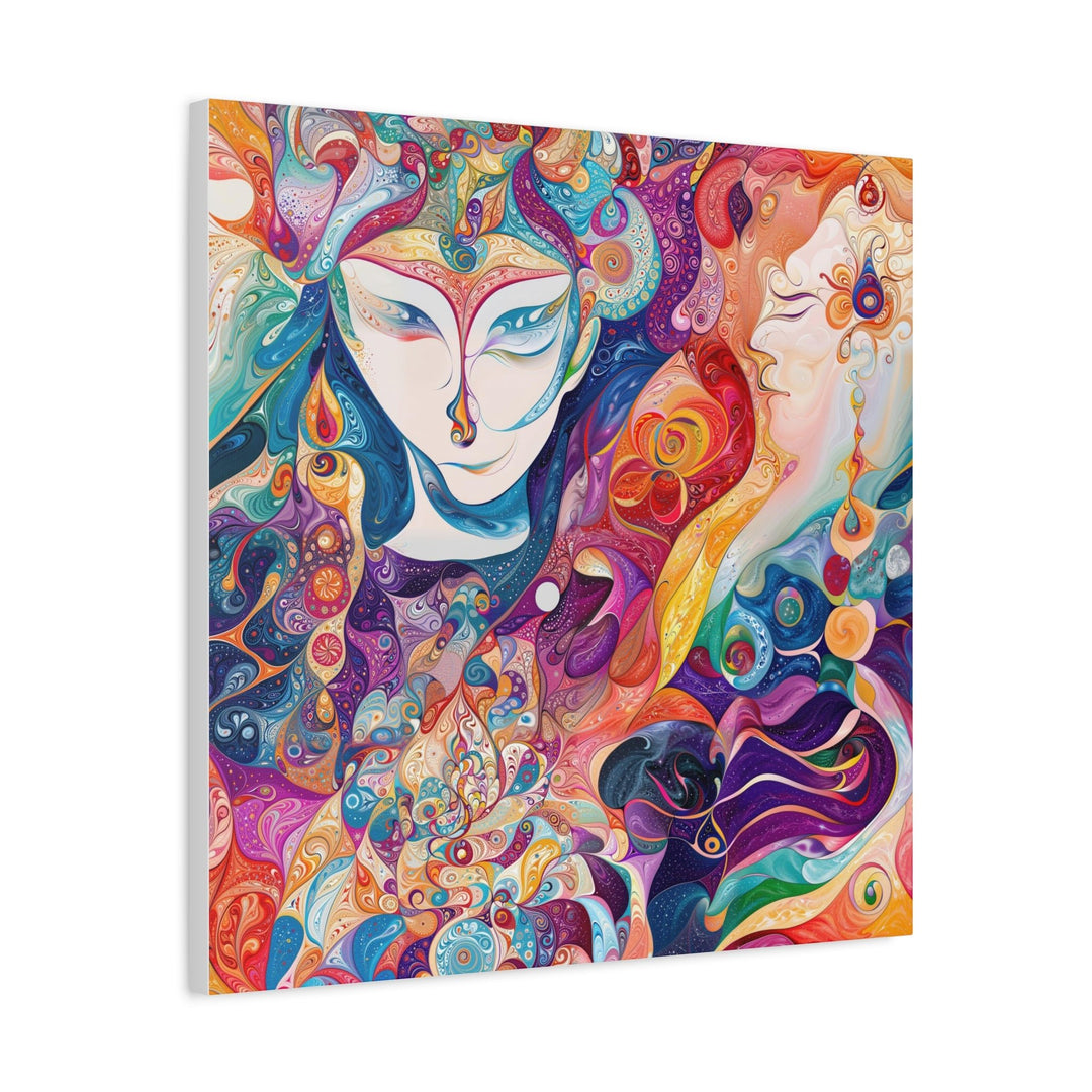 Psychedelic Dreamy Portraits - Matte Canvas Print 1.25" - Canvas - g(0D·IO) - 36" x 36" - 1.25" -