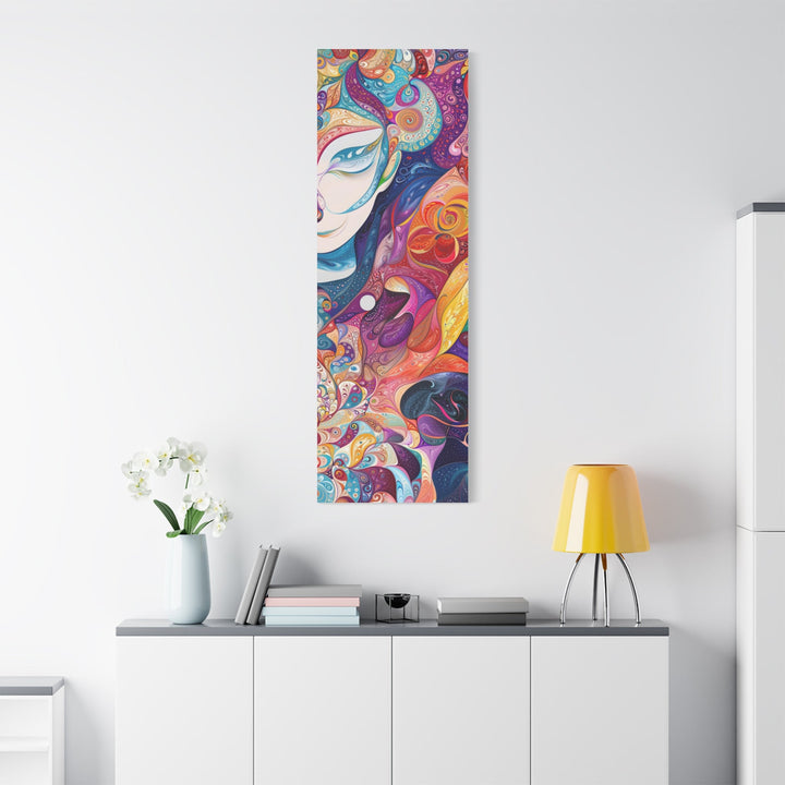 Psychedelic Dreamy Portraits - Matte Canvas Print 1.25" - Canvas - g(0D·IO) - 36" x 36" - 1.25" -