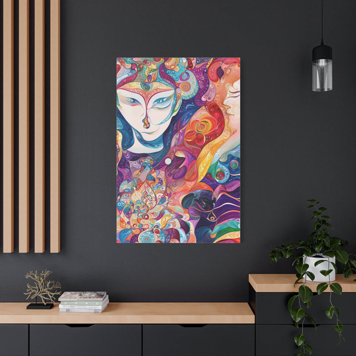 Psychedelic Dreamy Portraits - Matte Canvas Print 1.25" - Canvas - g(0D·IO) - 36" x 36" - 1.25" -