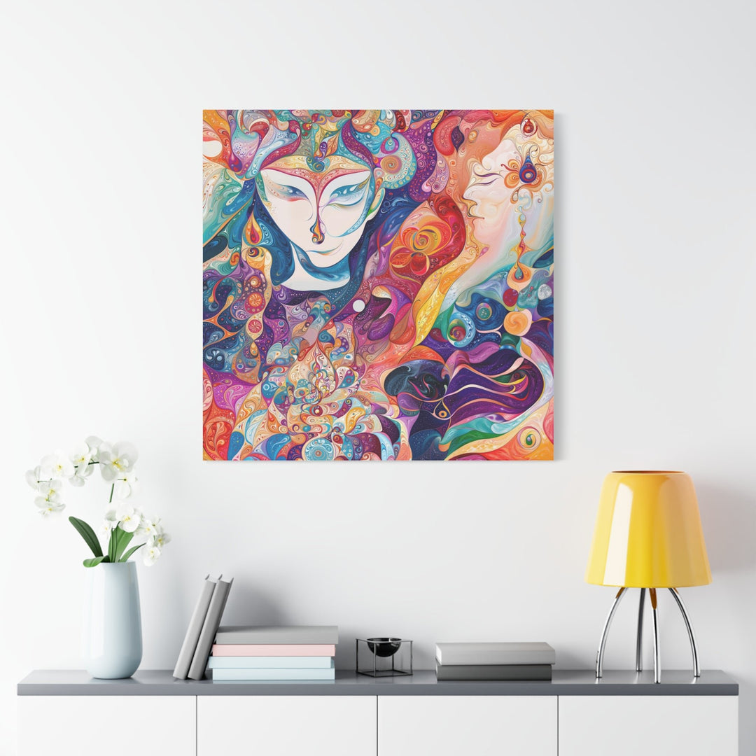 Psychedelic Dreamy Portraits - Matte Canvas Print 1.25" - Canvas - g(0D·IO) - 36" x 36" - 1.25" -