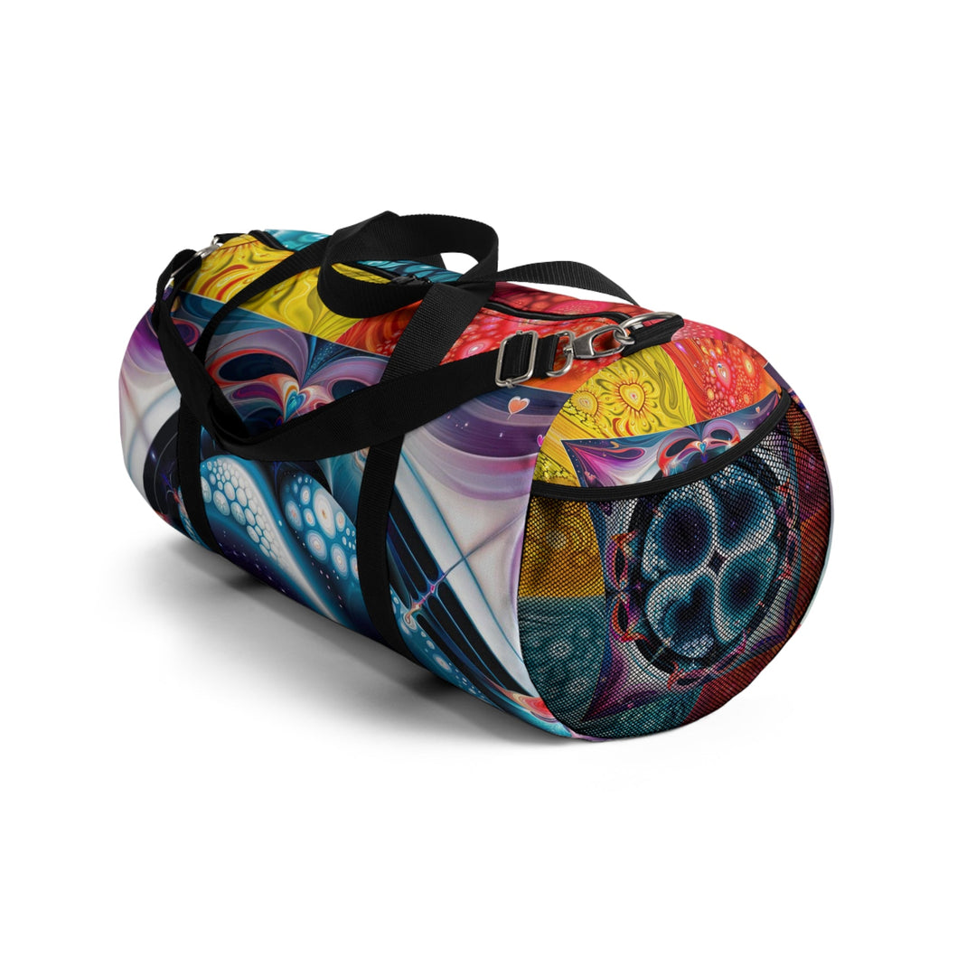 Psychedelic Fractal Blossom - Duffle Bag - Bags - g(0D·IO) - Large - -