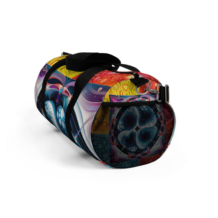 Psychedelic Fractal Blossom - Duffle Bag - Bags - g(0D·IO) - Large - -