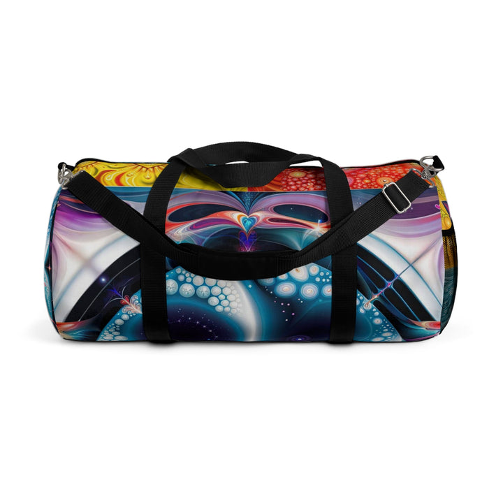 Psychedelic Fractal Blossom - Duffle Bag - Bags - g(0D·IO) - Large - -