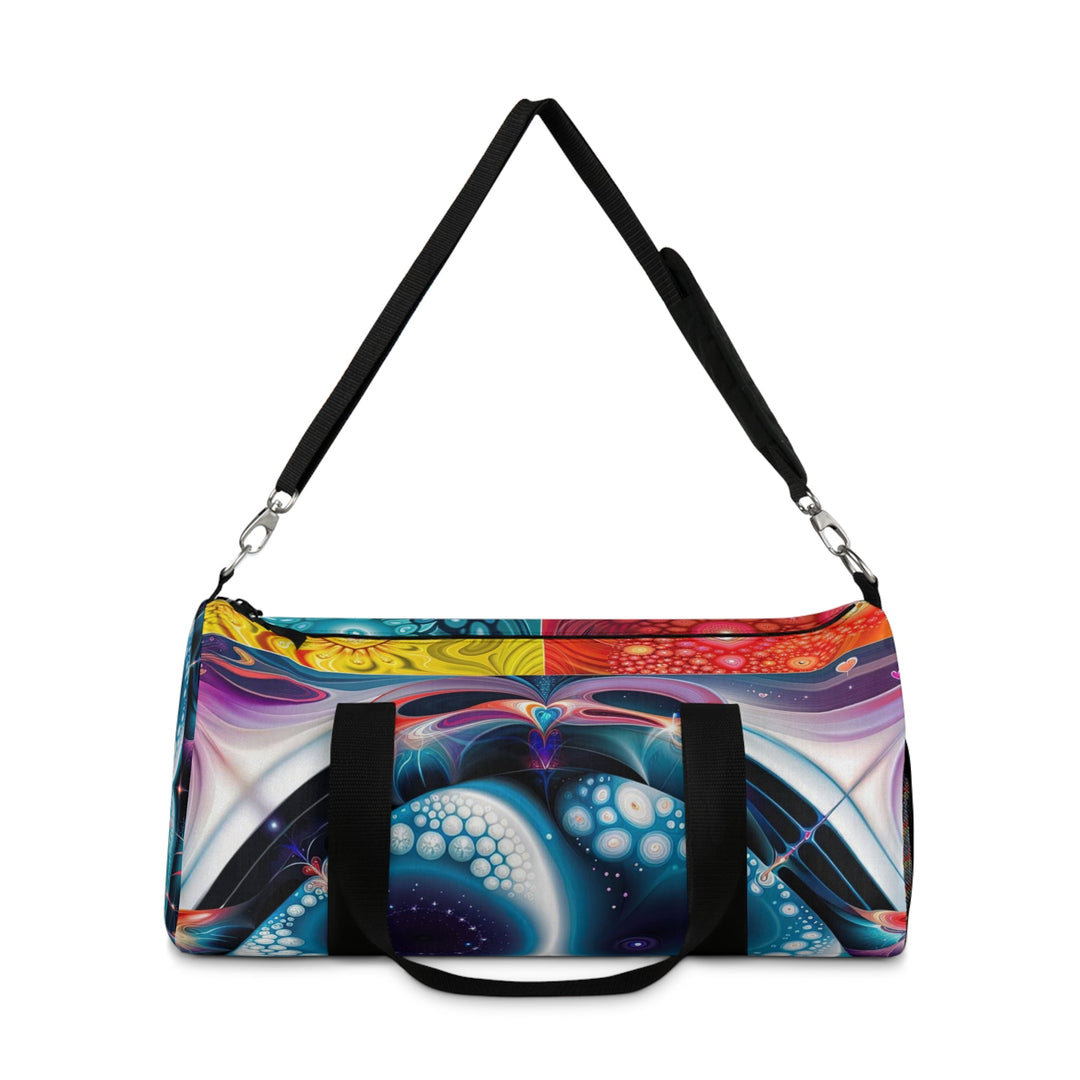 Psychedelic Fractal Blossom - Duffle Bag - Bags - g(0D·IO) - Large - -