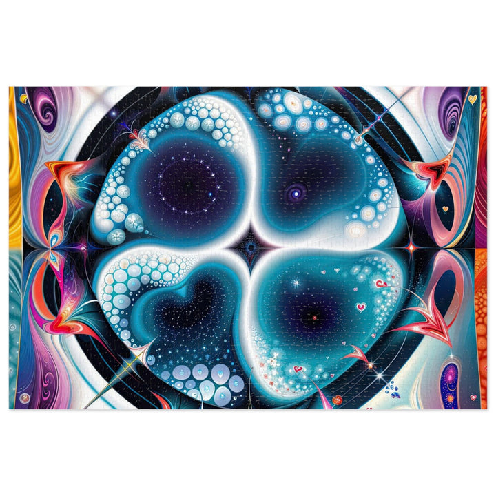 Psychedelic Fractal Blossom - Jigsaw Puzzle (100, 252, 500, 1000 pieces) - Puzzle - g(0D·IO) - 29.25" × 19.75" (1000 pcs) - -