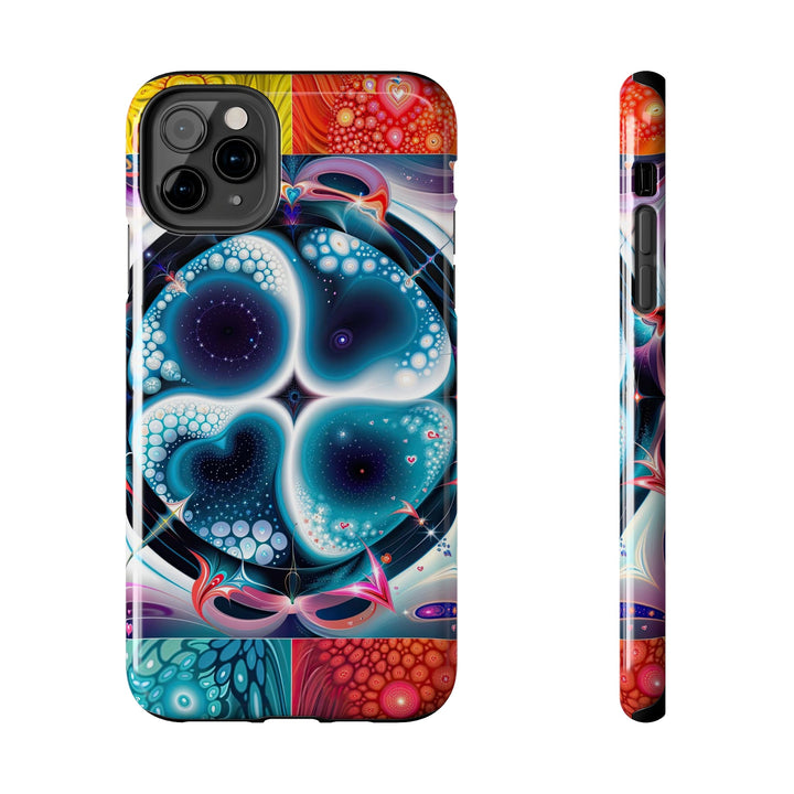 Psychedelic Fractal Blossom - Tough Phone Case - Phone Case - g(0D·IO) - iPhone 11 Pro Max - -