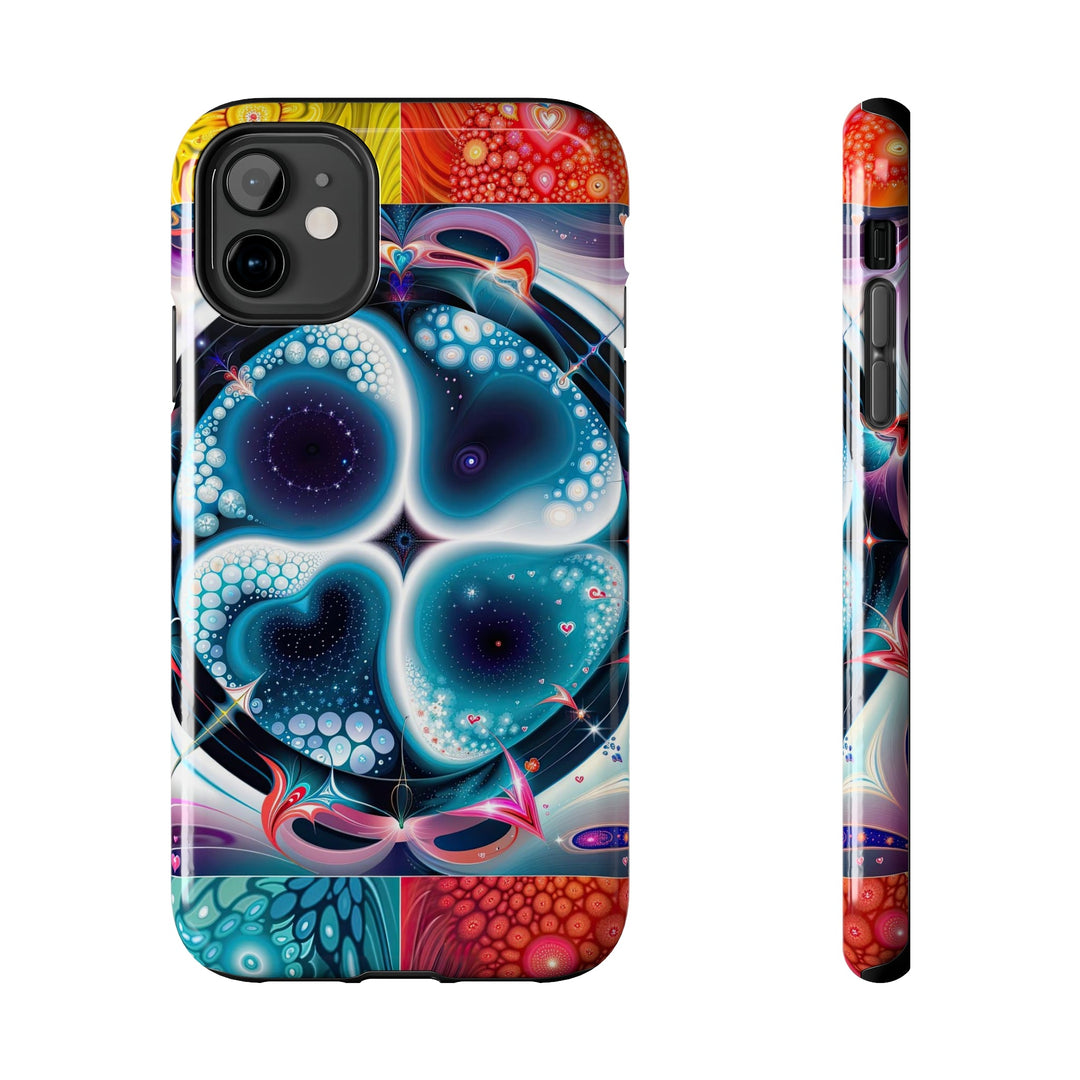 Psychedelic Fractal Blossom - Tough Phone Case - Phone Case - g(0D·IO) - iPhone 11 - -