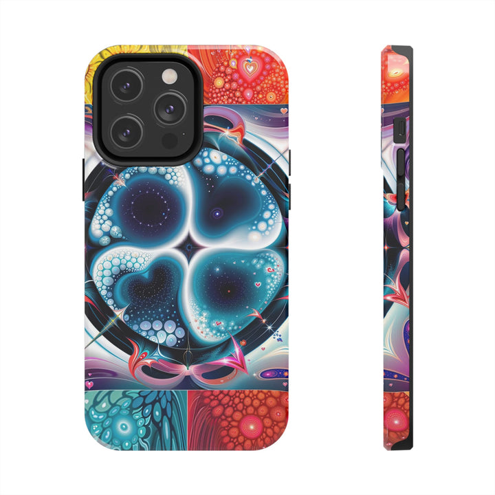 Psychedelic Fractal Blossom - Tough Phone Case - Phone Case - g(0D·IO) - iPhone 14 Pro Max - -