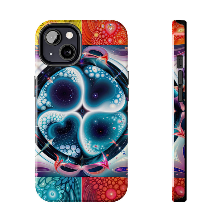 Psychedelic Fractal Blossom - Tough Phone Case - Phone Case - g(0D·IO) - iPhone 13 - -