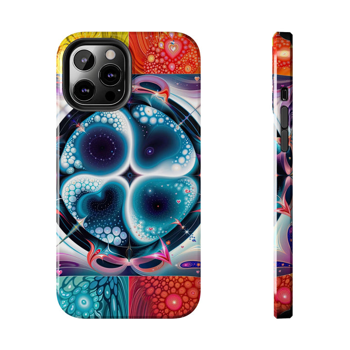 Psychedelic Fractal Blossom - Tough Phone Case - Phone Case - g(0D·IO) - iPhone 12 Pro Max - -