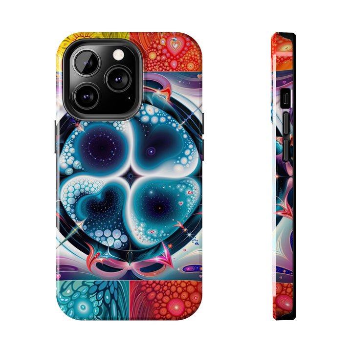 Psychedelic Fractal Blossom - Tough Phone Case - Phone Case - g(0D·IO) - iPhone 13 Pro - -