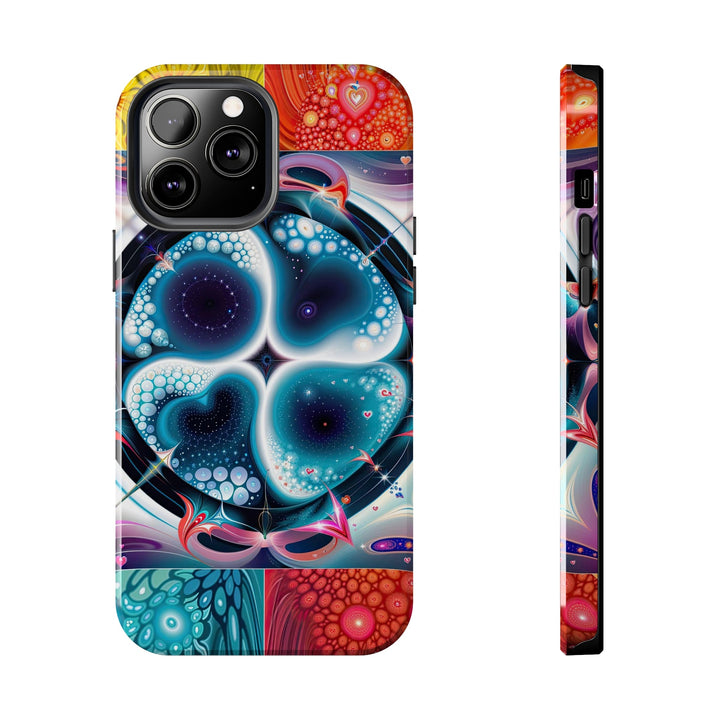 Psychedelic Fractal Blossom - Tough Phone Case - Phone Case - g(0D·IO) - iPhone 13 Pro Max - -