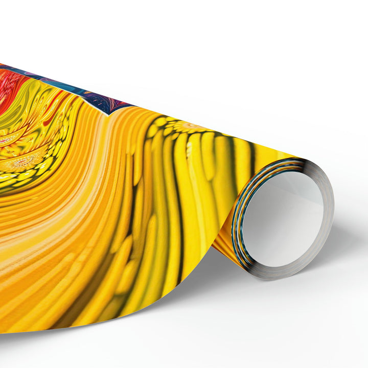 Psychedelic Fractal Blossom - Wrapping Paper - Home Decor - g(0D·IO) - 30" x 180" - Matte -