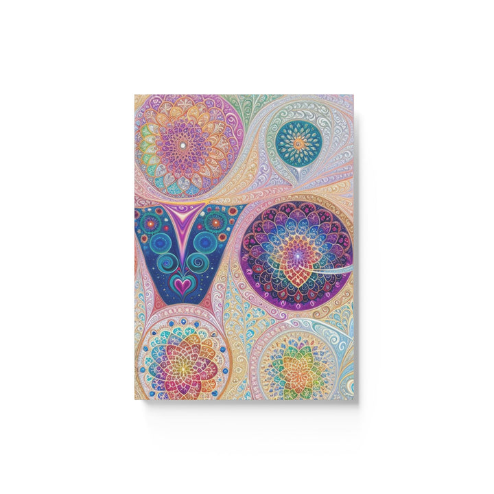 Psychedelic Mandala Love - Hard Backed Journal - Paper products - g(0D·IO) - Blank - A5 - White