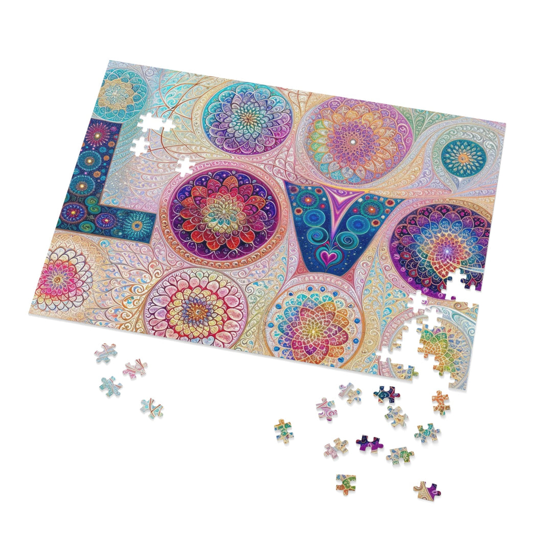 Psychedelic Mandala Love - Jigsaw Puzzle (100, 252, 500, 1000 pieces) - Puzzle - g(0D·IO) - 29.25" × 19.75" (1000 pcs) - -