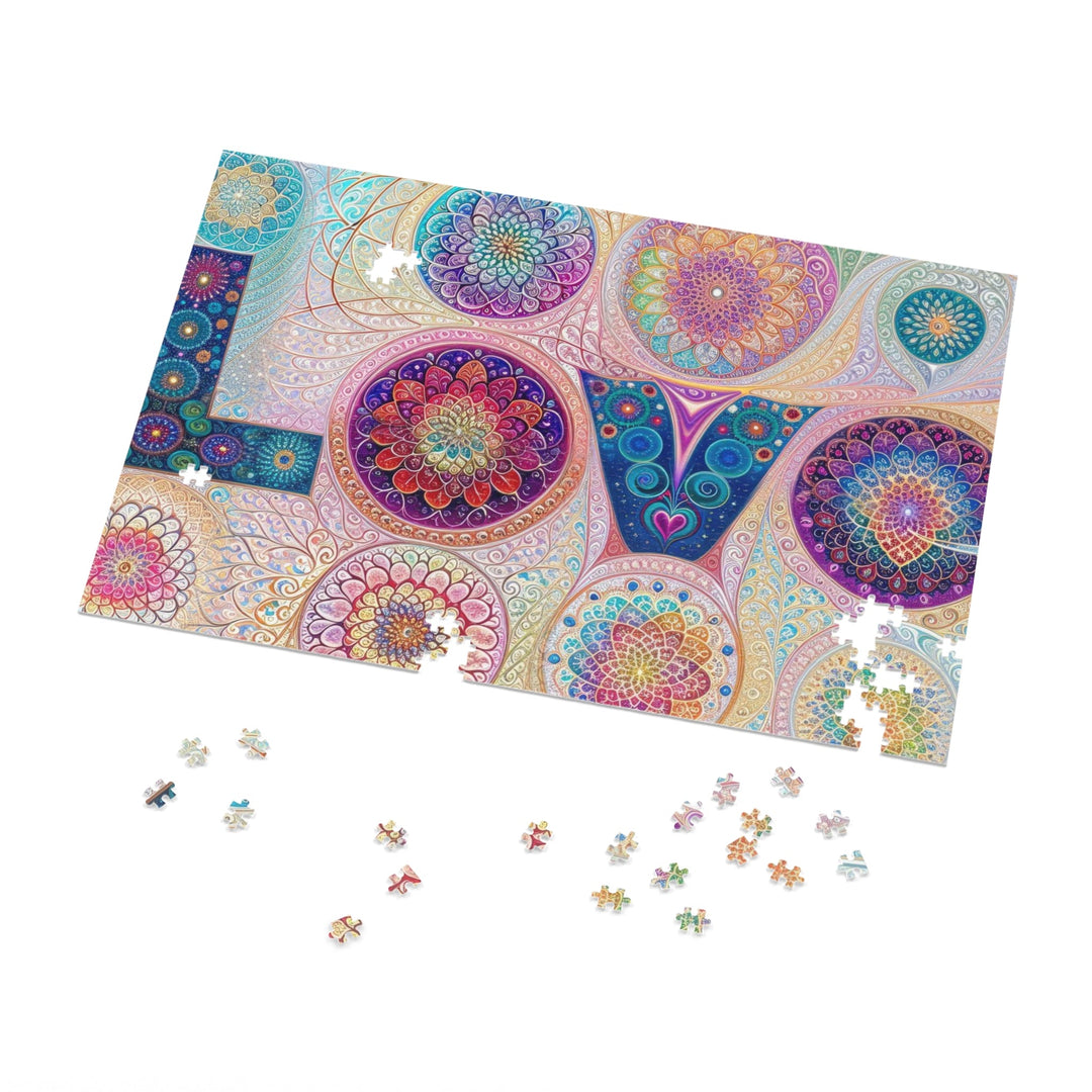 Psychedelic Mandala Love - Jigsaw Puzzle (100, 252, 500, 1000 pieces) - Puzzle - g(0D·IO) - 29.25" × 19.75" (1000 pcs) - -