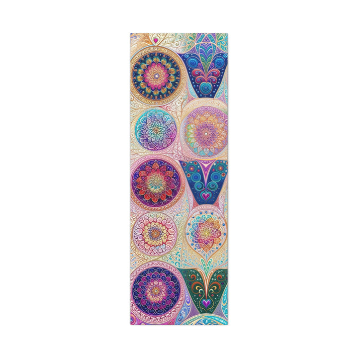 Psychedelic Mandala Love - Matte Canvas Print 1.25" - Canvas - g(0D·IO) - 20" x 60" (Vertical) - 1.25" -