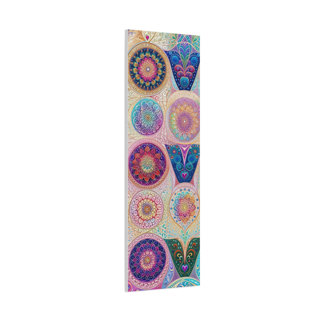 Psychedelic Mandala Love - Matte Canvas Print 1.25" - Canvas - g(0D·IO) - 36" x 36" - 1.25" -