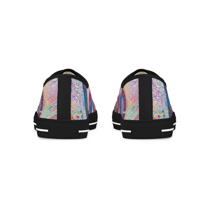 Psychedelic Mandala Love - Men's Lowtop Sneakers - Shoes - g(0D·IO) - US 5 - Black sole -