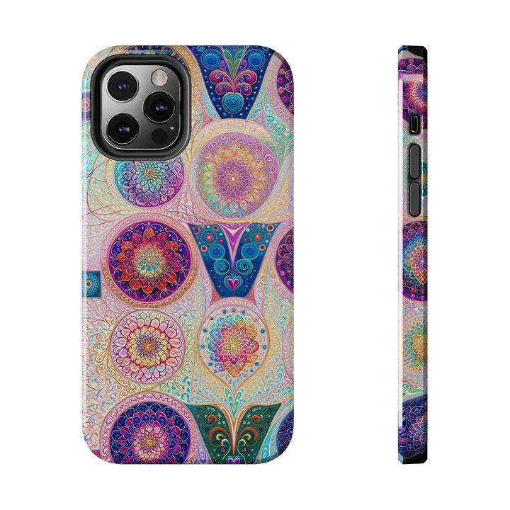 Psychedelic Mandala Love - Tough Phone Case - Phone Case - g(0D·IO) - iPhone 12 Pro - -