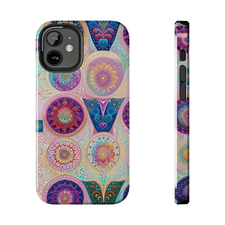 Psychedelic Mandala Love - Tough Phone Case - Phone Case - g(0D·IO) - iPhone 12 Mini - -