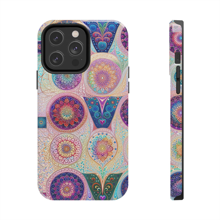 Psychedelic Mandala Love - Tough Phone Case - Phone Case - g(0D·IO) - iPhone 14 Pro Max - -