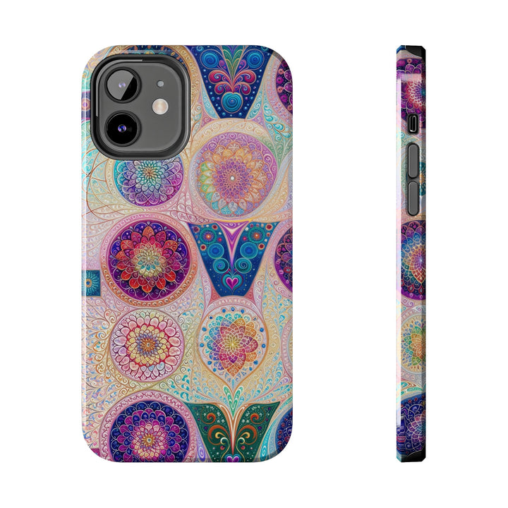 Psychedelic Mandala Love - Tough Phone Case - Phone Case - g(0D·IO) - iPhone 12 - -