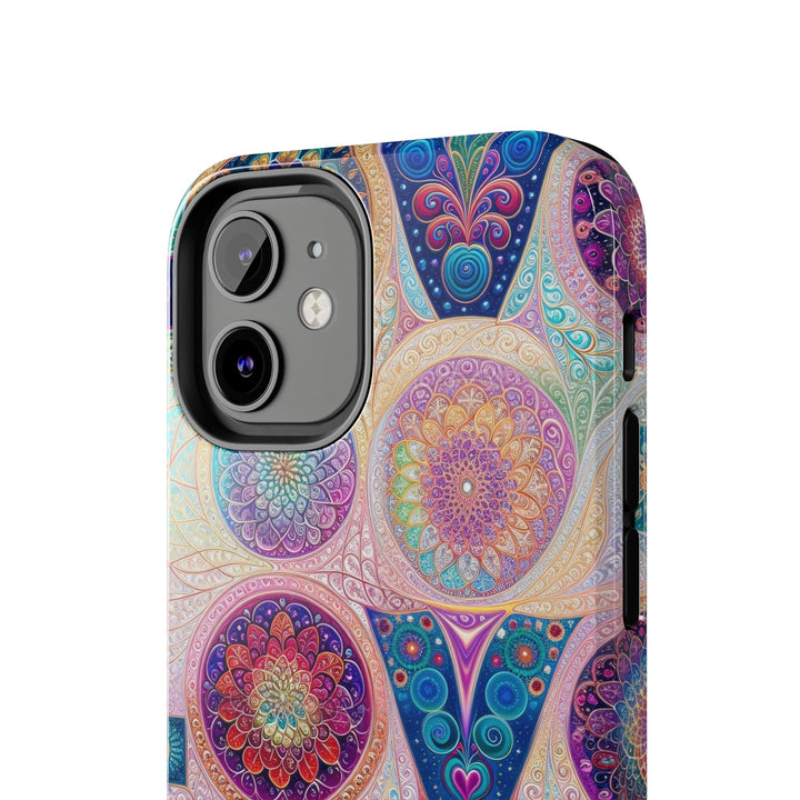 Psychedelic Mandala Love - Tough Phone Case - Phone Case - g(0D·IO) - iPhone 13 Mini - -