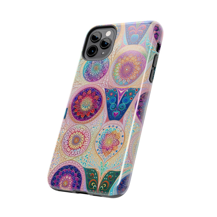 Psychedelic Mandala Love - Tough Phone Case - Phone Case - g(0D·IO) - iPhone 13 Mini - -