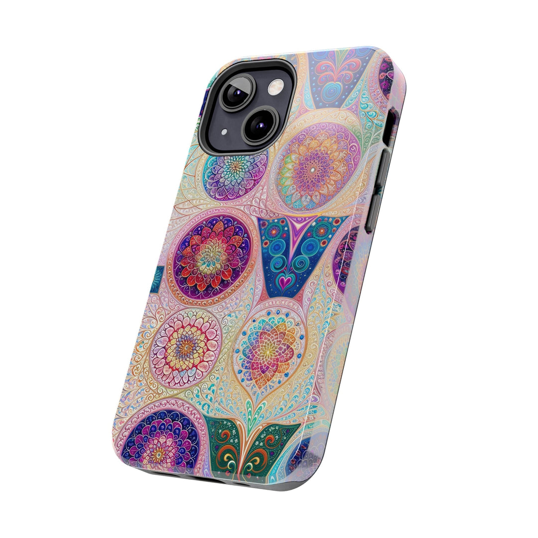 Psychedelic Mandala Love - Tough Phone Case - Phone Case - g(0D·IO) - iPhone 13 Mini - -