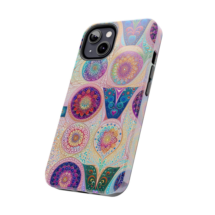 Psychedelic Mandala Love - Tough Phone Case - Phone Case - g(0D·IO) - iPhone 13 Mini - -