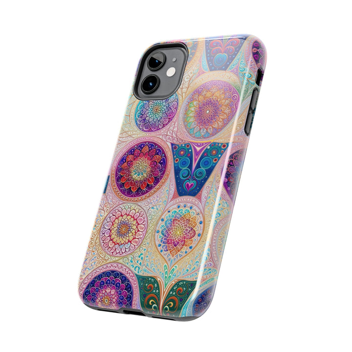 Psychedelic Mandala Love - Tough Phone Case - Phone Case - g(0D·IO) - iPhone 13 Mini - -