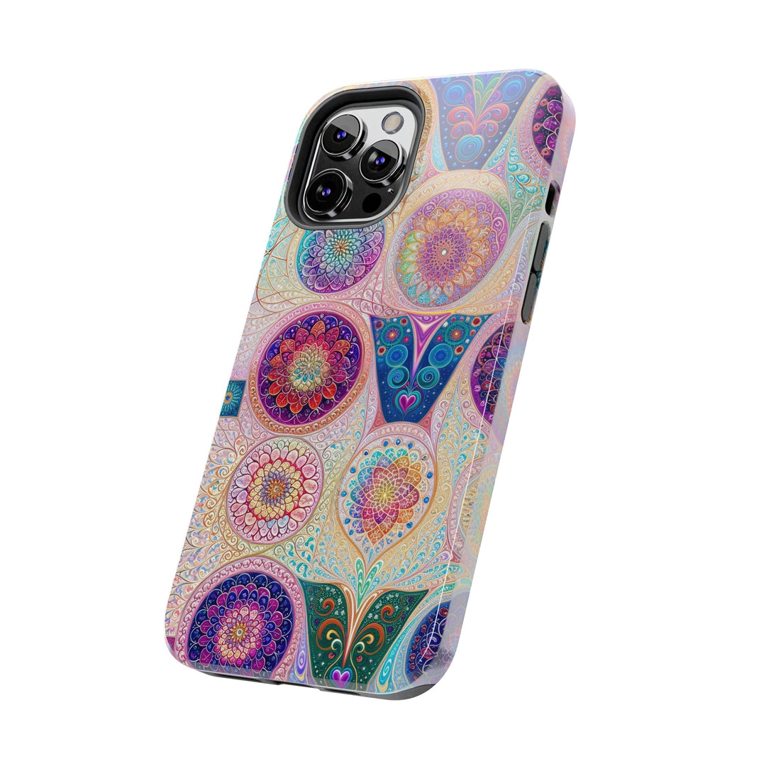 Psychedelic Mandala Love - Tough Phone Case - Phone Case - g(0D·IO) - iPhone 13 Mini - -