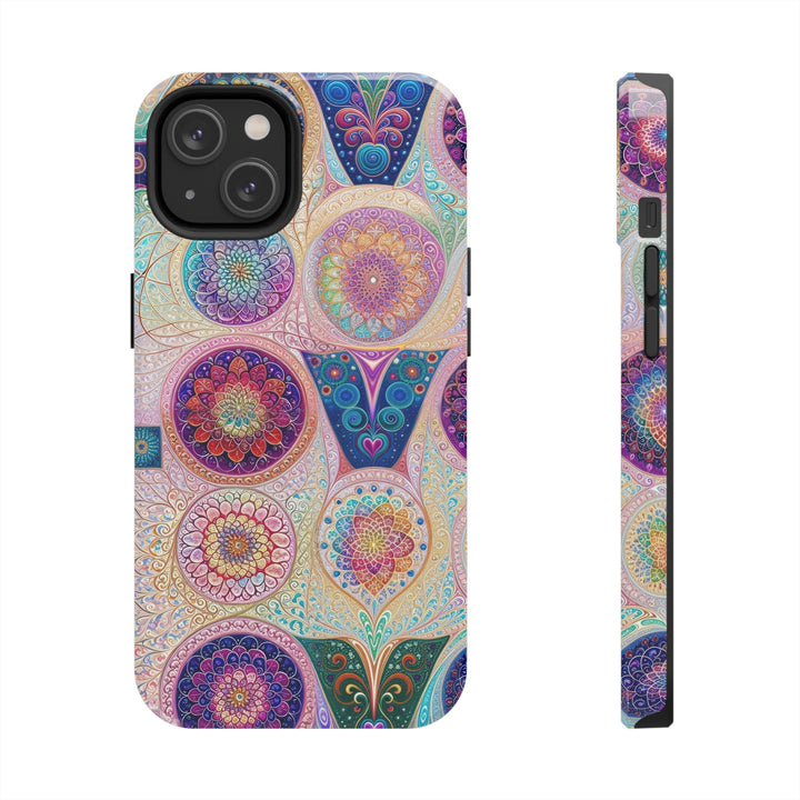 Psychedelic Mandala Love - Tough Phone Case - Phone Case - g(0D·IO) - iPhone 14 - -