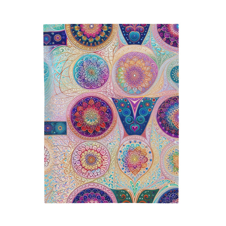 Psychedelic Mandala Love - Velveteen Plush Blanket - All Over Prints - g(0D·IO) - 30" × 40" - -