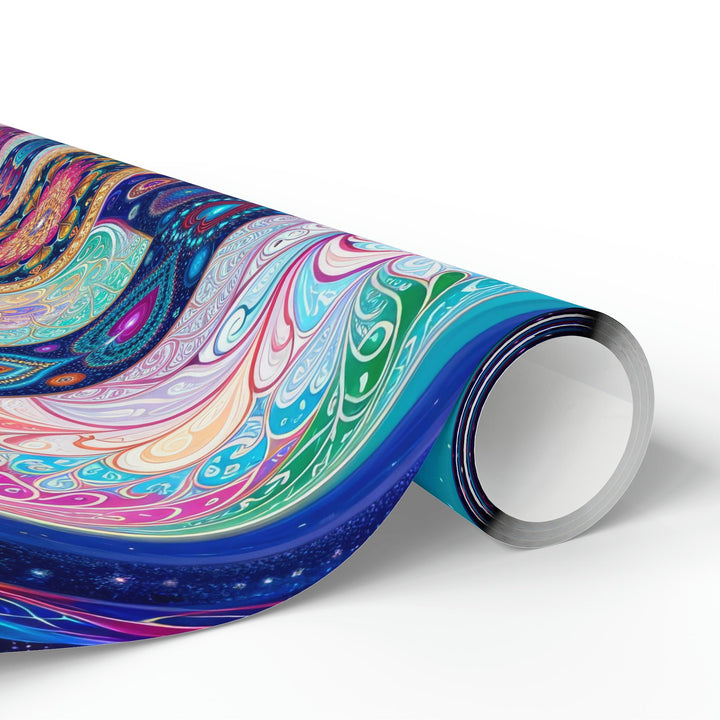 Psychedelic Mandala Love - Wrapping Paper - Home Decor - g(0D·IO) - 30" x 180" - Matte -