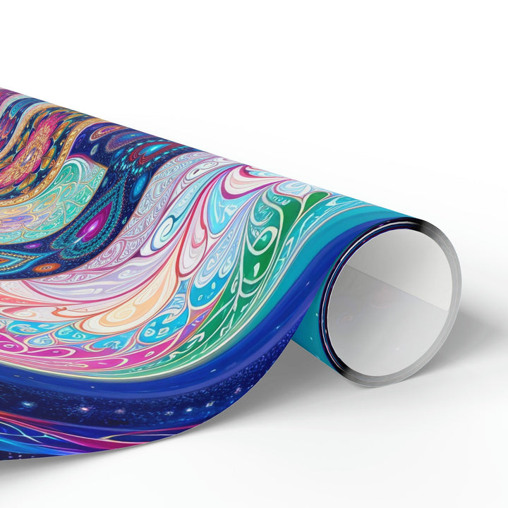 Psychedelic Mandala Love - Wrapping Paper - Home Decor - g(0D·IO) - 30" x 180" - Matte -
