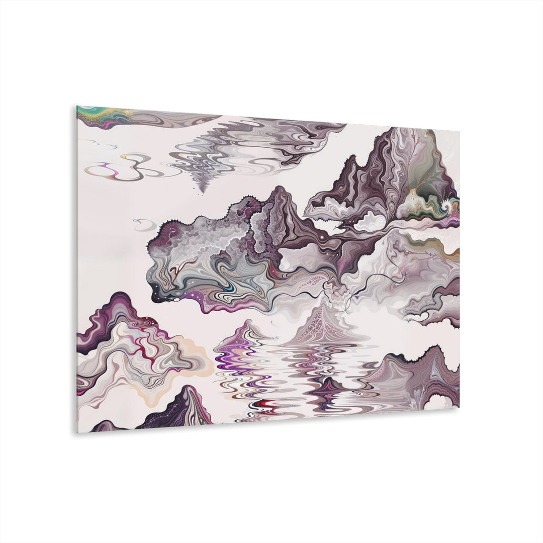 Psychedelic Marble Universe - Acrylic Prints (French Cleat Hanging) - Home Decor - g(0D·IO) - 36" x 24" (Horizontal) - 0.25'' -