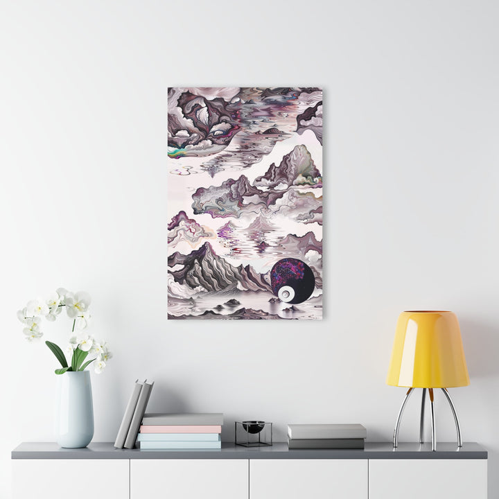 Psychedelic Marble Universe - Acrylic Prints (French Cleat Hanging) - Home Decor - g(0D·IO) - 24" x 36" (Vertical) - 0.25'' -
