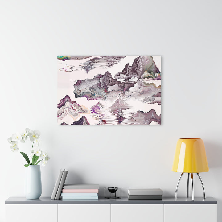 Psychedelic Marble Universe - Acrylic Prints (French Cleat Hanging) - Home Decor - g(0D·IO) - 24" x 36" (Vertical) - 0.25'' -