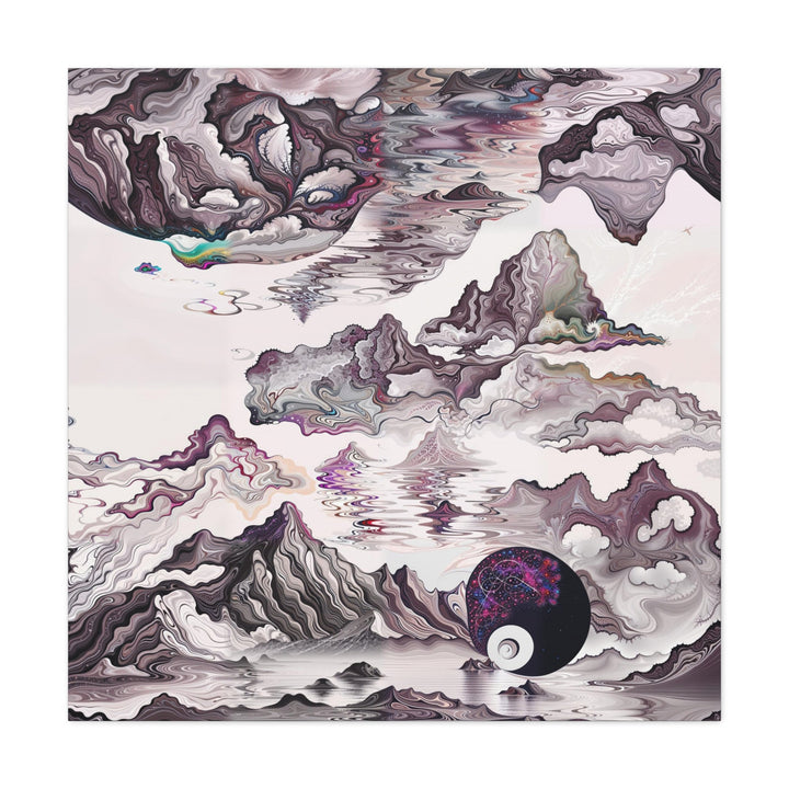 Psychedelic Marble Universe - Matte Canvas Print 1.25" - Canvas - g(0D·IO) - 36" x 36" - 1.25" -