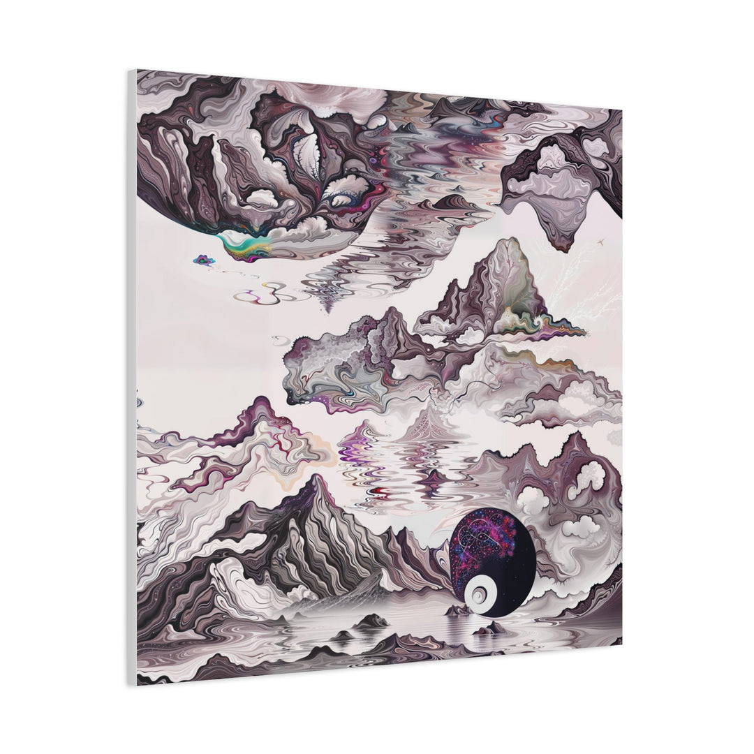 Psychedelic Marble Universe - Matte Canvas Print 1.25" - Canvas - g(0D·IO) - 36" x 36" - 1.25" -