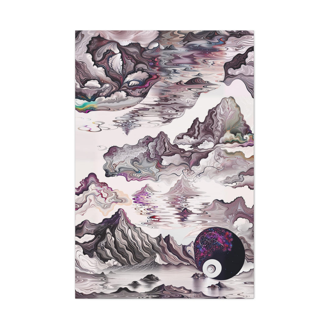 Psychedelic Marble Universe - Matte Canvas Print 1.25" - Canvas - g(0D·IO) - 32″ x 48″ (Vertical) - 1.25" -