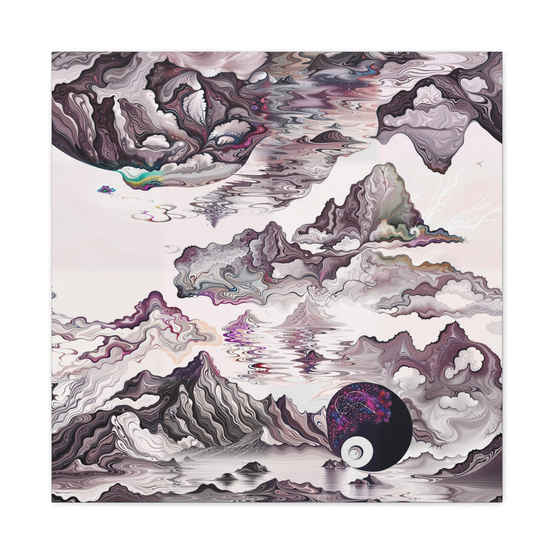 Psychedelic Marble Universe - Matte Canvas Print 1.25" - Canvas - g(0D·IO) - 24″ x 24″ - 1.25" -