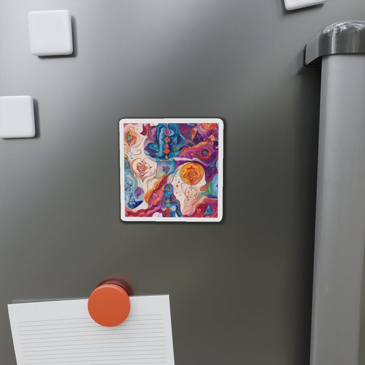 Psychedelic Spiritual Vortex - Die-cut Magnet - Home Decor - g(0D·IO) - 6 × 6" - Die-Cut - 1 pc