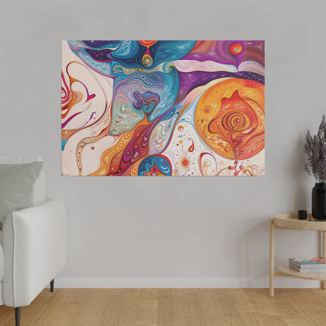 Psychedelic Spiritual Vortex - Matte Canvas - Canvas - g(0D·IO) - 32" x 32" (Square) - 0.75'' -