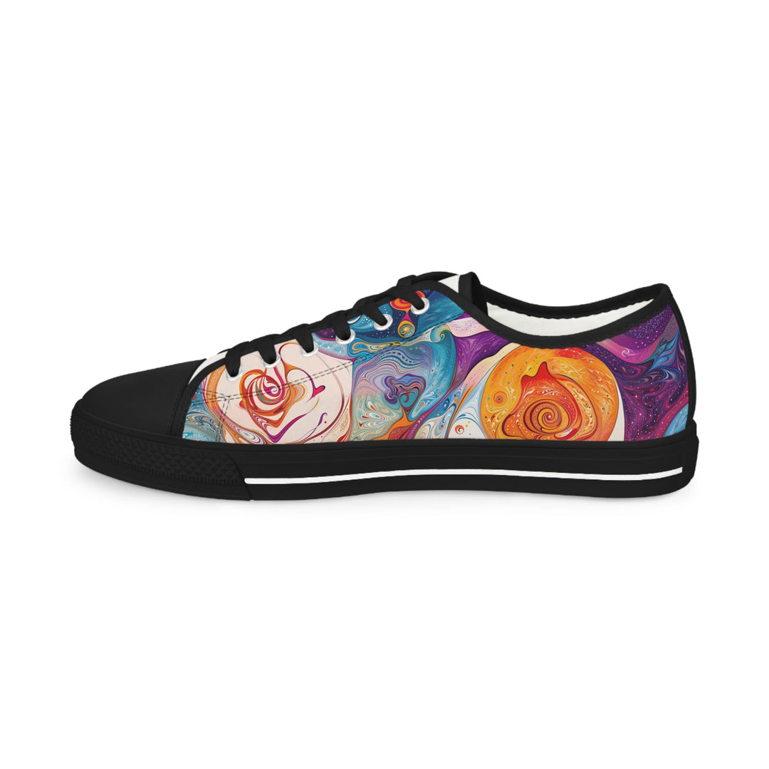 Psychedelic Spiritual Vortex - Men's Lowtop Sneakers - Shoes - g(0D·IO) - US 5 - Black sole -