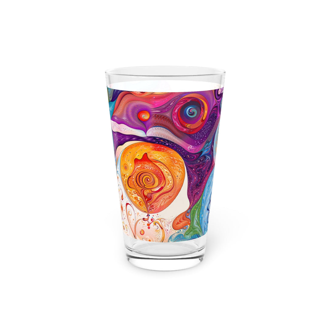 Psychedelic Spiritual Vortex - Pint Glass - Mug - g(0D·IO) - 16oz - -